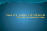 EDAD 303 Ecology