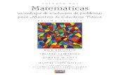Matemáticas- Un Enfoque de Resolución de Problemas Para Maestros de Educación Básica. Volumen Dos. - Índice y Presentación