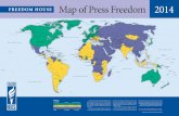 Mapa Mundial de La Libertad de Prensa 2014