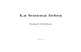 Chirbes Rafael - La Buena Letra