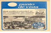 Punto de Vista.15 Congreso PCColombiano 1989