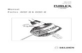 Instrucciones 595-116-SP-MANUAL-FURLEX-400-Y-500S