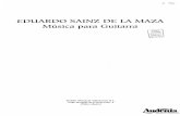 Sainz de la Maza, Eduardo - Música para guitarra (Union musical)
