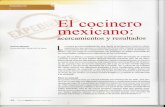 El Cocinero Mexicano: acercamientos y resultados
