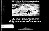 Lipovetsky Gilíes - Los tiempos hipermodernos