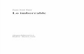 Lo Imborrable - Juan Jose Saer