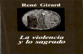Rene Girard- La Violencia y Lo Sagrado.