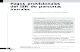 Pagos Provisionales de ISR de Personas Morales