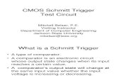 CMOS Schmitt Trigger Test Presentation