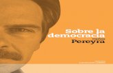 Pereyra, Carlos. Sobre La Democracia