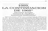 1989, La Continuación de 1968
