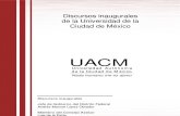 Andrés Manuel López Obrador et al Discursos inaugurales de la UACM