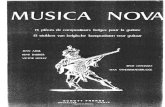Musica Nova 13 Piezas de Compositores Belgas