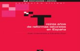 30 años de reformas laborales España CyJ