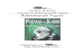Rabindranath Tagore - Poemas de Kabir (Nobel 1913, India)