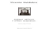 Poemas árticos y otras alquimias - Vicente Huidobro