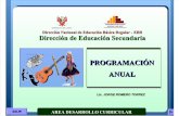 programación anual de educación artística