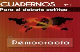 Comisión Ideológica del PCOE - Cuadernos para el debate - Nº 1 - Democracia