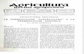 La Fermentación Supercuatro y la Fermentación Continua (1930) Revista Agropecuaria