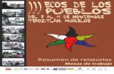 Relatorias ECOS de Los Pueblos 2012