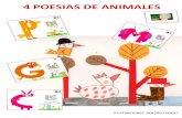4 POESÍAS DE ANIMALES -  MARIPOSA...
