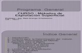 Indice General- Metodo de Explotación Superficial