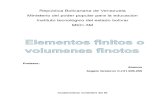 Aplicaciones de técnicos de elementos finitos o volúmenes finitos en la soluciones de problemas