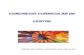 Concrecio Curricular_ Ceip Cas Serres