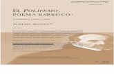 Alonso, Dámaso - El Polifemo, poema barroco