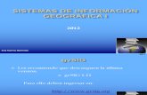 SISTEMAS DE INFORMACIÓN GEOGRÁFICA I  gvsig
