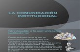 La comunicación institucional