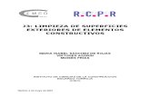 Sánchez de Rojas, M.I. et al. Limpieza superficies exteriores. 2007