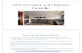 Declutter Calendar 2012