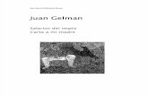 Gelman Juan - Salarios Del Impio - Carta a Mi Madre