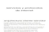 Servicios y protocolos de internet
