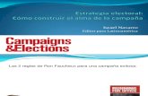 Estrategia electoral:Cómo construir el alma de la campaña - Israel Navarro