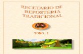 Recetario de Reposteria Tradicional