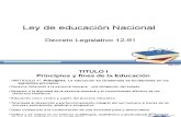 Analisis art1 al 55 de la ley de educación
