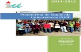 Plataforma de Izquierda Universitaria REA 2011-2012