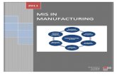 Mis in manufacturing
