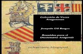 Colección de Voces Aragonesas  de Joaguín Gil Berges