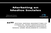 Social Media Marketing – La diferencia entre la construcción de una comunidad y la venta a un mercado @manuelcaro