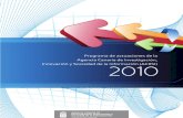 Agencia Canaria - Programa de Actuaciones 2010