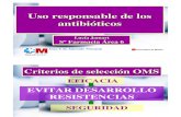 Uso racional de antibioticos: presentación de Dª Lucía Jamart Sánchez