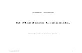 El Manifiesto Comunista Explicado, Prologado, Anotado y Glosado. ( K. Marx y F. Engels ). G. Crespo.PCM