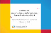 2015 01 16 analisis de exportaciones colombianas ene dic 2013 2014