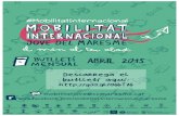 Butlletí de Mobilitat internacional Jove del Maresme ABRIL 2015