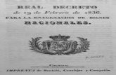 1836 Real Decreto... para la enajenación de bienes nacionales