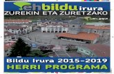 EH Bildu Irura Herri programa 2015