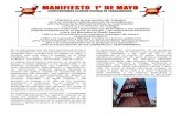 Manifiesto 1º de mayo